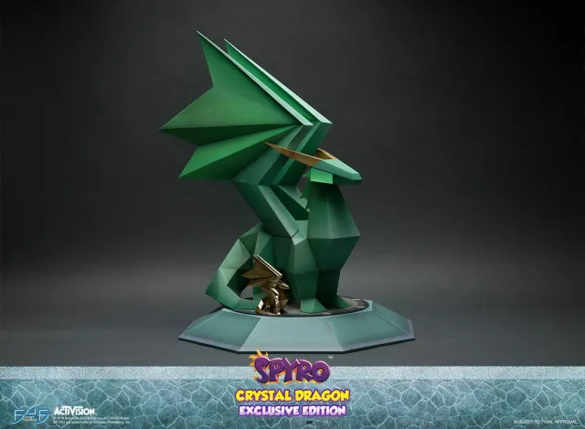 First 4 Figures Spyro Crystal Dragon statueta Exclusive LED