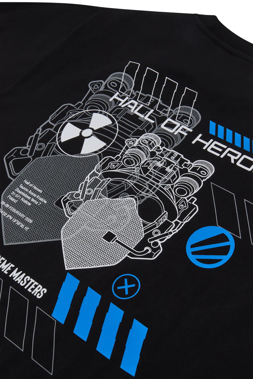 ESL IEM Krakow 2026 Agent tricou negru bumbac greu