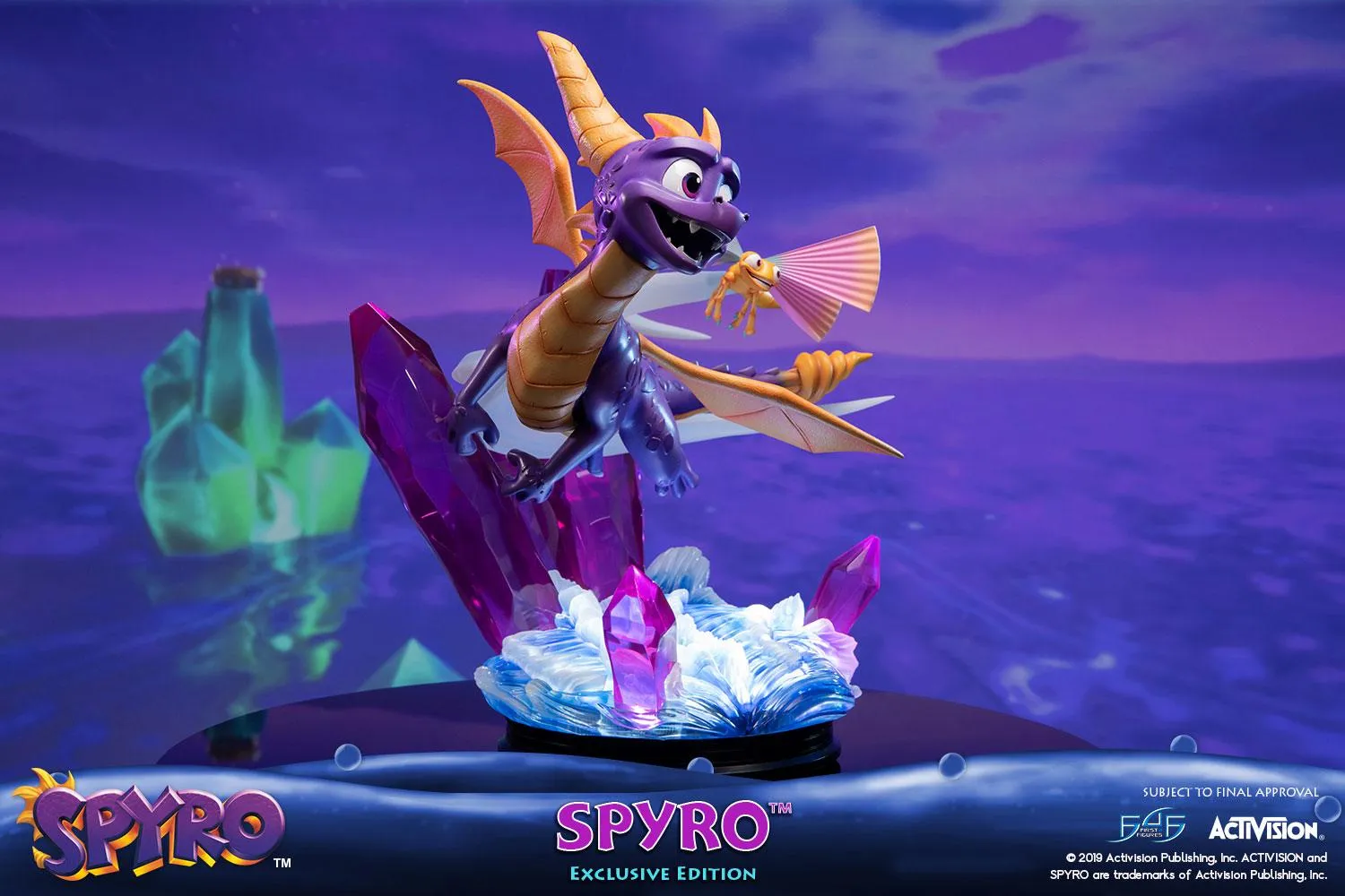 First 4 Figures Spyro Reignited Spyro statueta Exclusive Edition LED