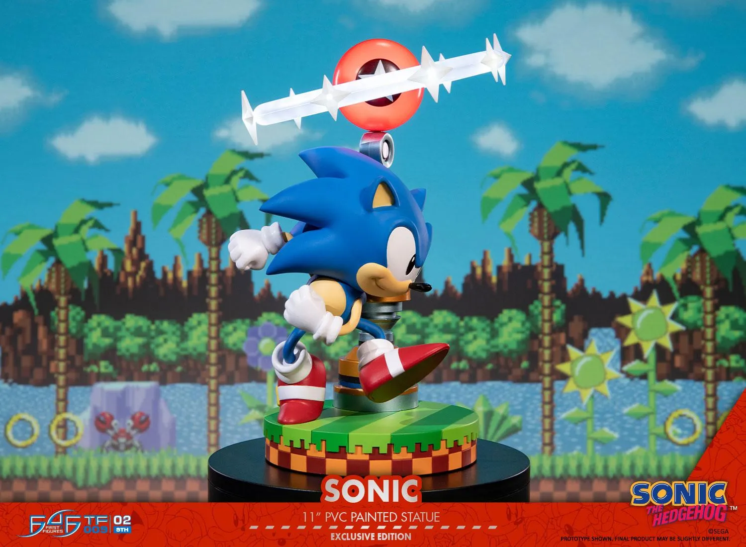 First 4 Figures Sonic Sonic statuetă PVC Exclusive LED 28 cm