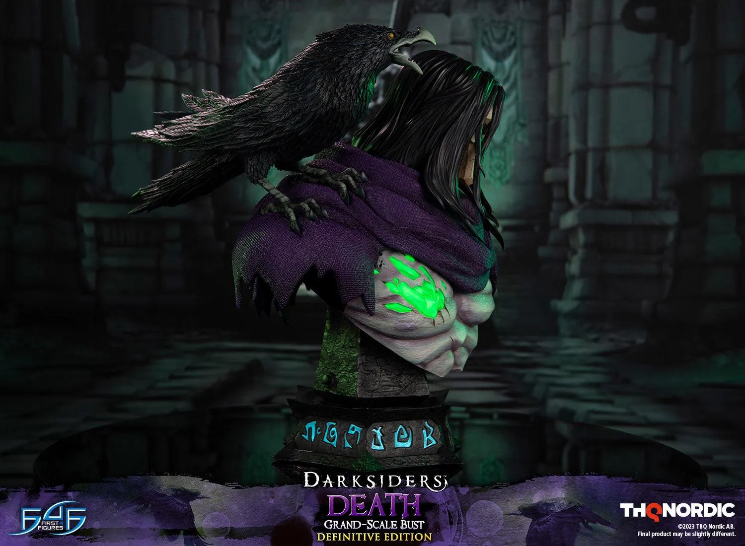 First 4 Figures Darksiders Death bust rășină LED