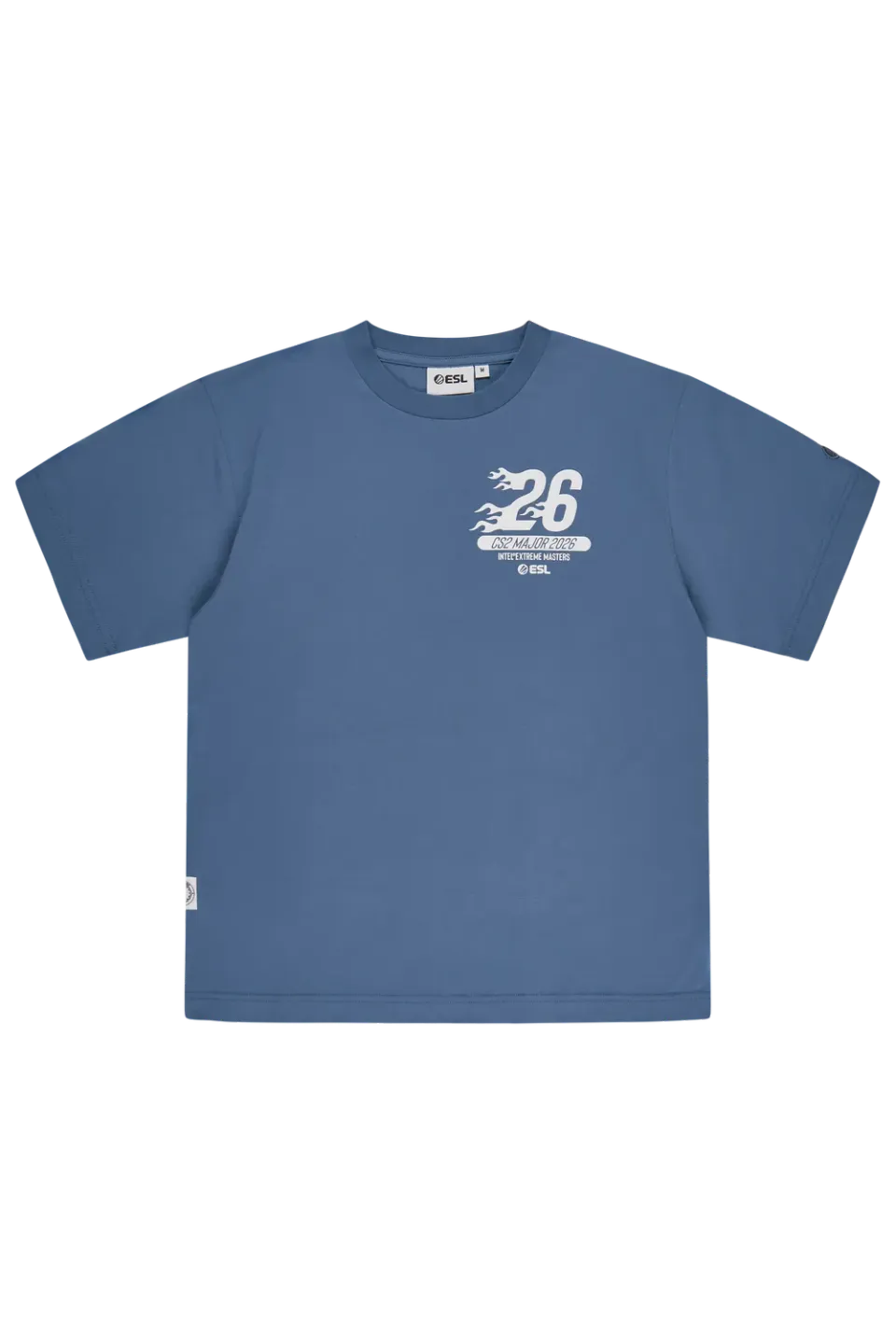 ESL IEM Cologne 2026 tricou dusty blue bumbac