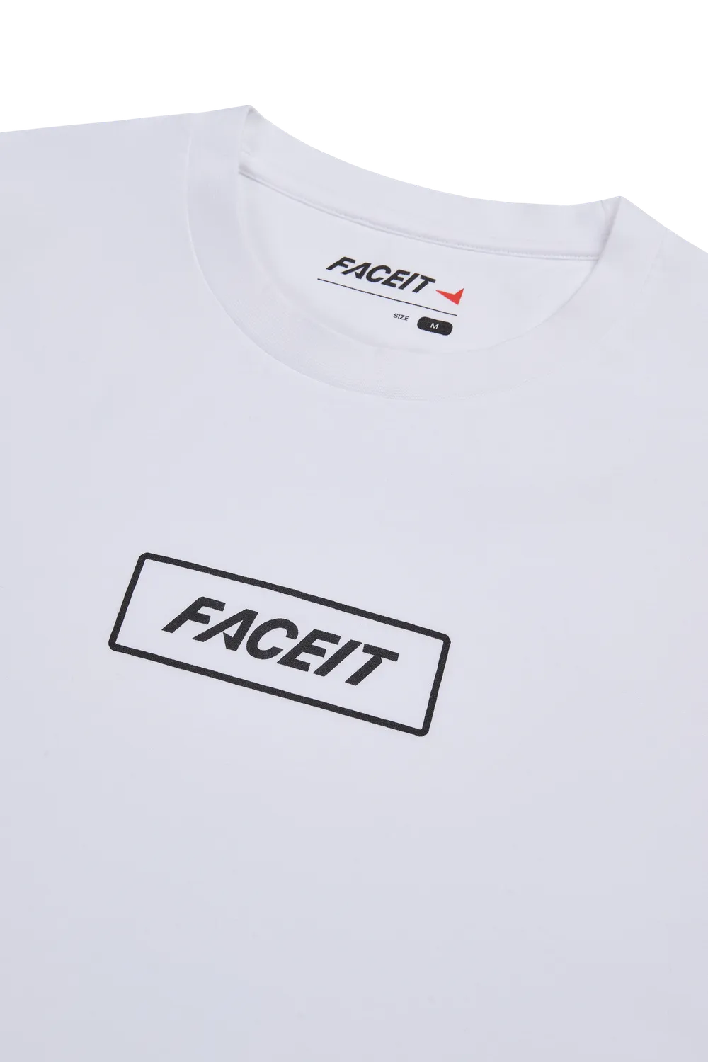 ESL FACEIT Logo tricou alb maneca scurta