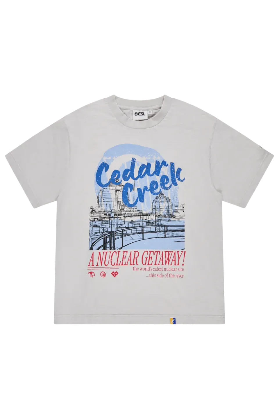 ESL Gaming CS Cedar Creek tricou gri bumbac