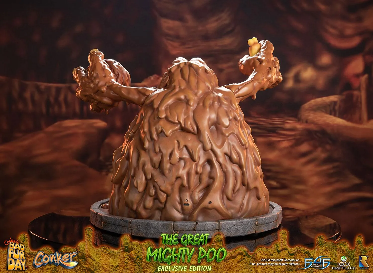 First 4 Figures Conker Great Mighty Poo statueta Exclusive rasina