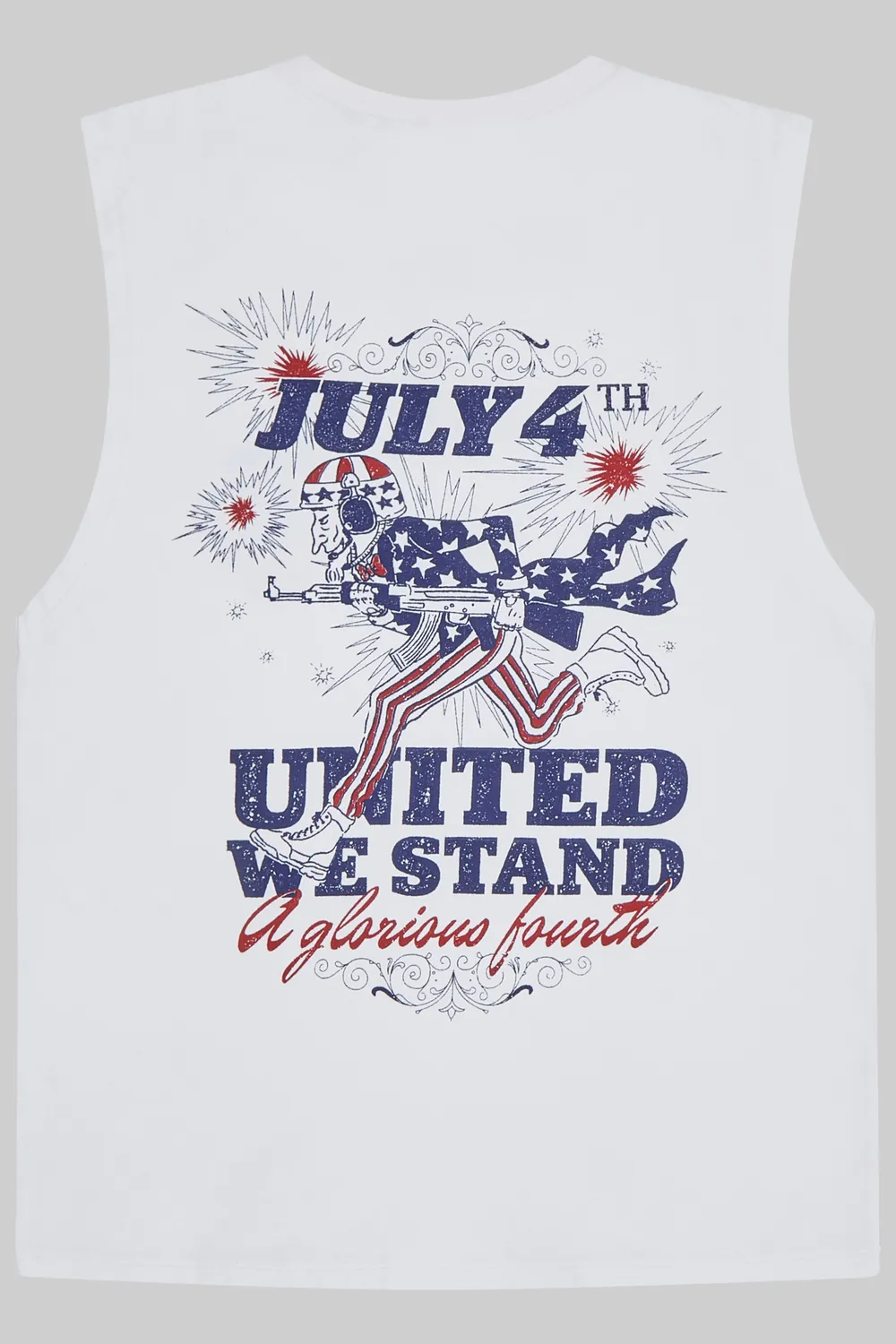 ESL Gaming 4th July maiou alb fara maneci L bumbac greu