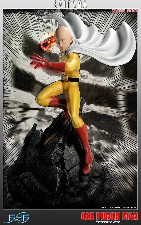 First 4 Figures One Punch Man Saitama Exclusive statuetă rășină