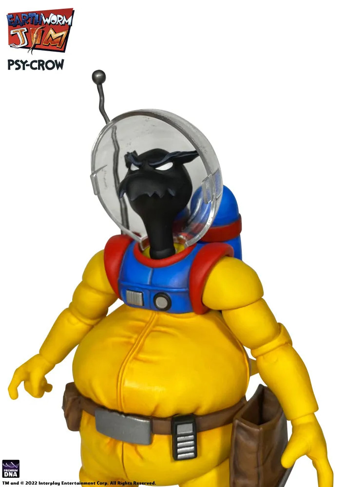 Premium DNA Earthworm Jim Psy-Crow figurina articulata