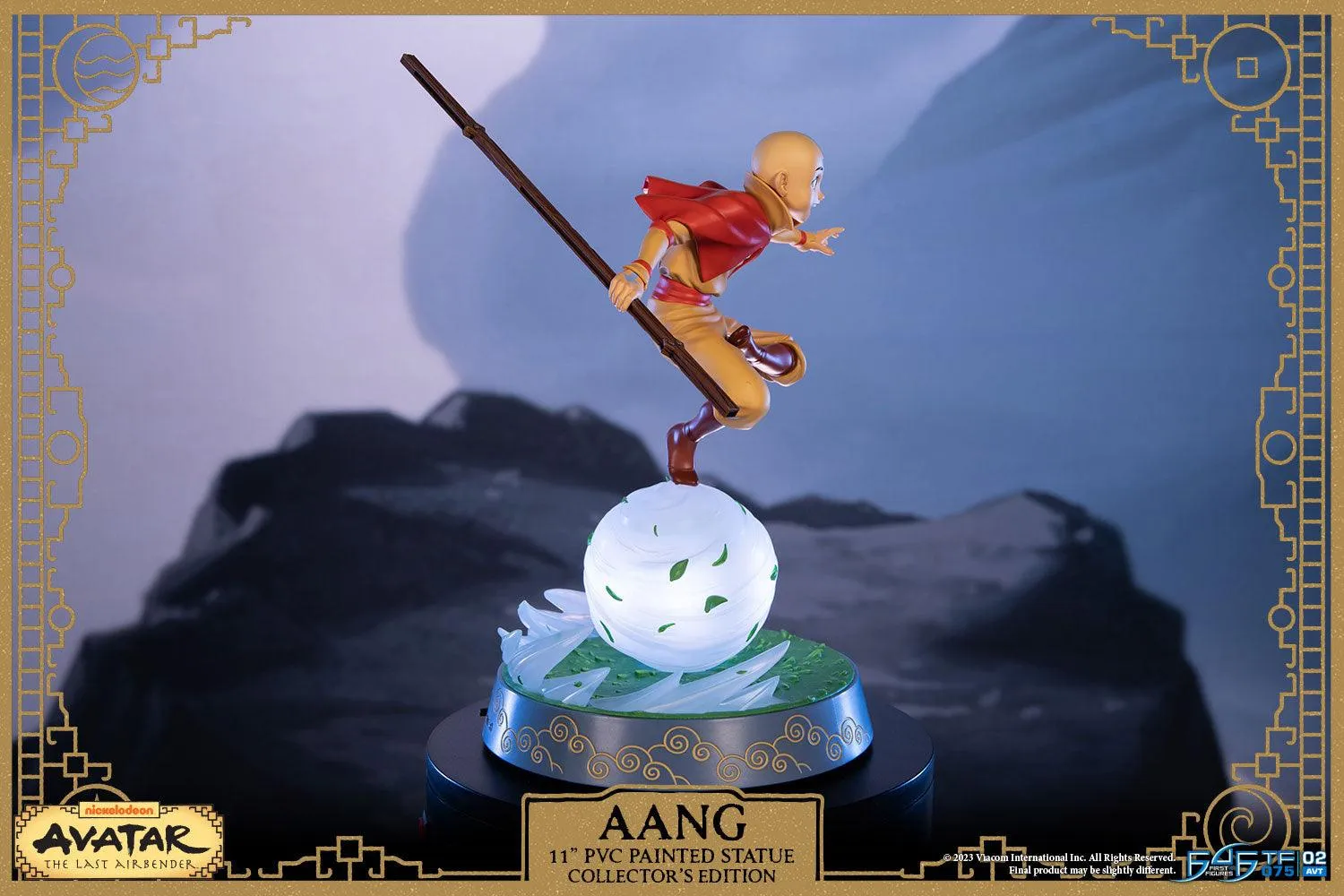 First 4 Figures Avatar Aang statuetă Collector's Edition LED