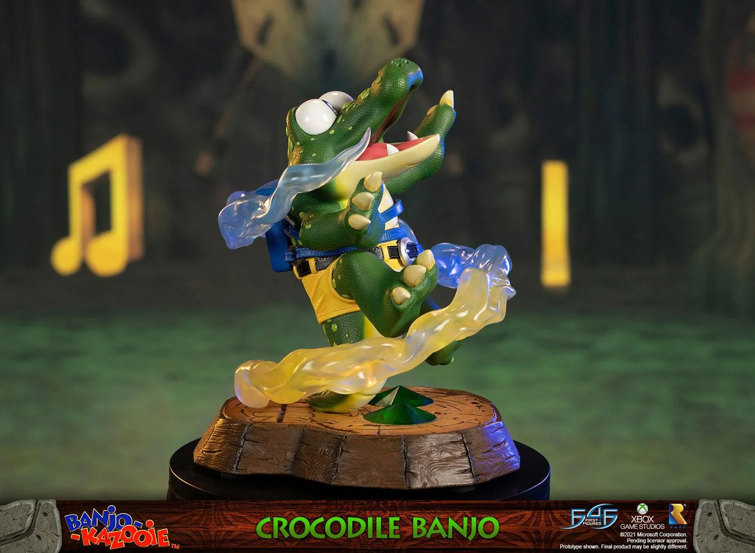 First 4 Figures Banjo-Kazooie Crocodile Banjo statueta rasina