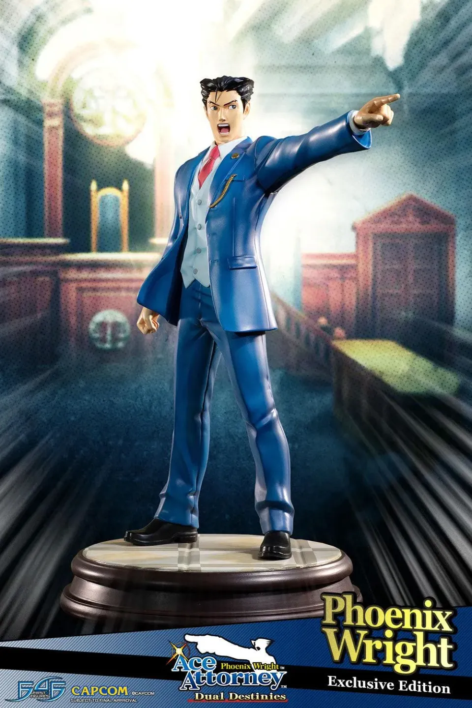 First 4 Figures Phoenix Wright Dual Destinies statueta Exclusive rasina