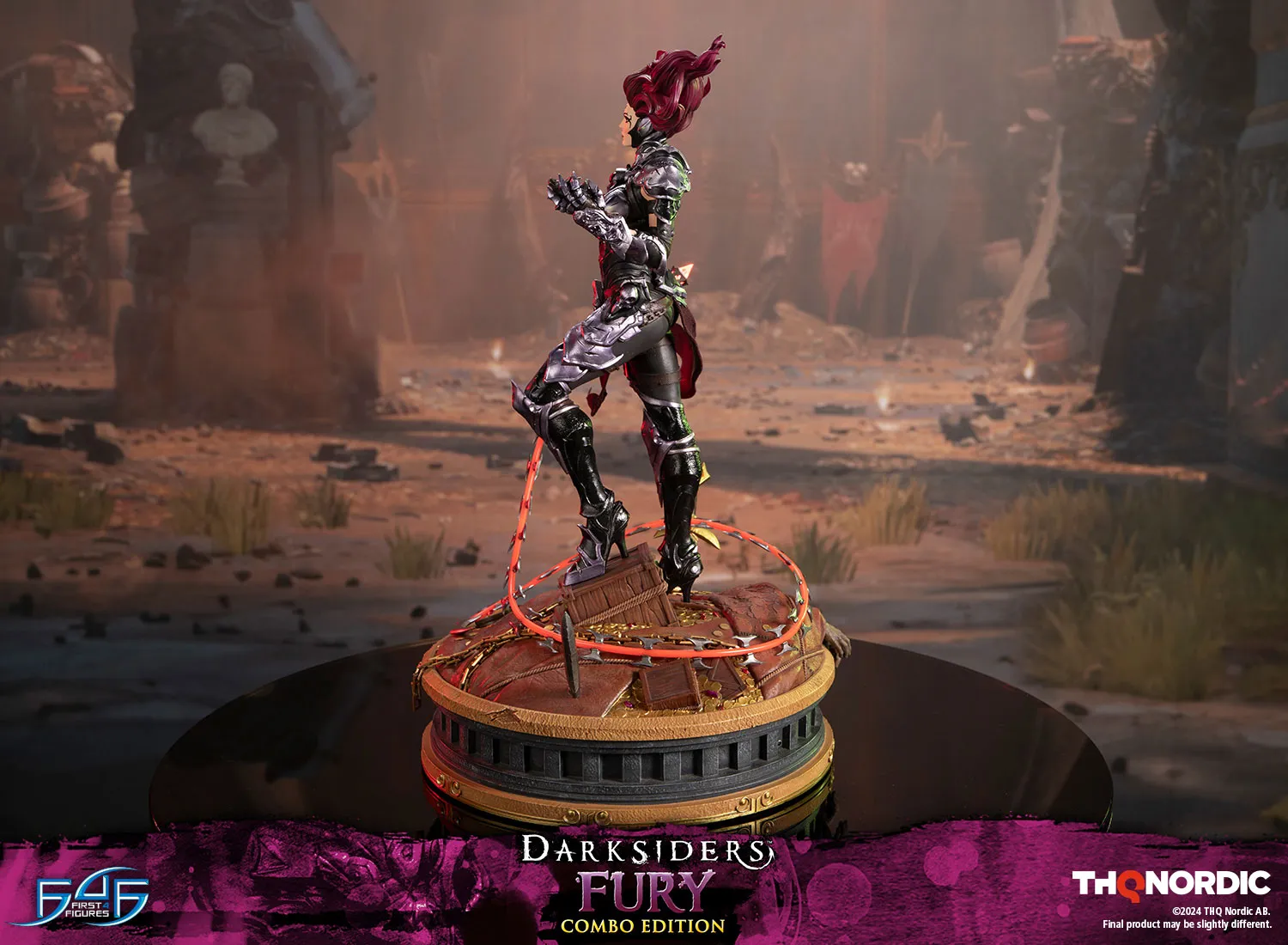 First 4 Figures Darksiders Fury statueta Combo LED 45cm