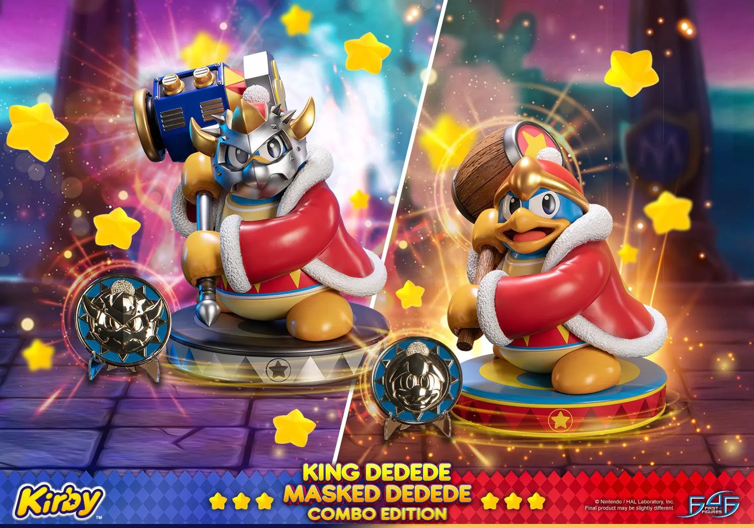 First 4 Figures Kirby King Dedede statueta Combo Exclusive 2 piese