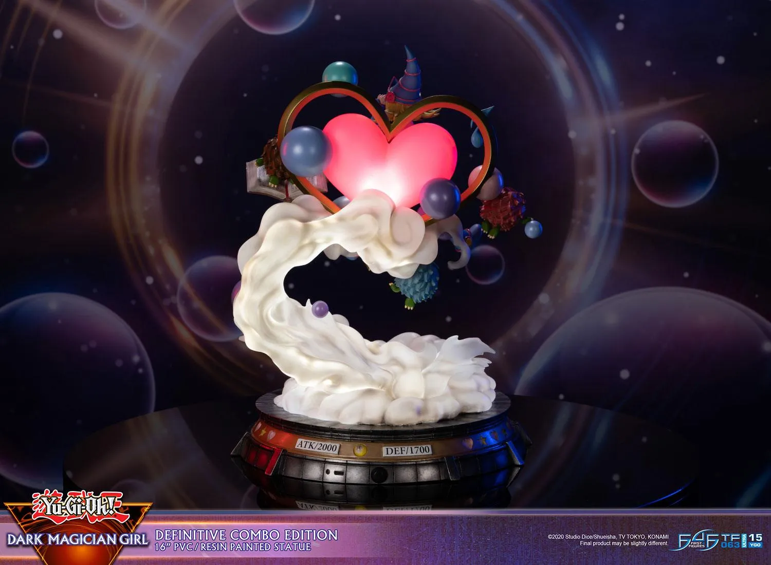 First 4 Figures Yu-Gi-Oh Dark Magician Girl statuetă Combo 39cm