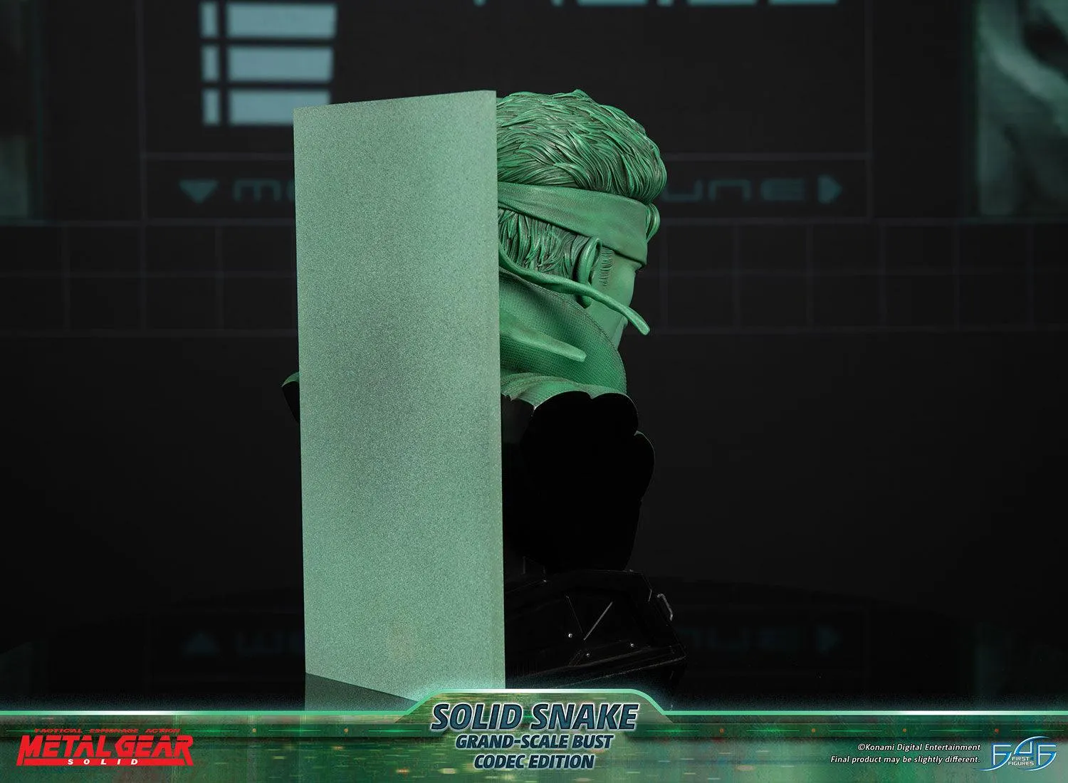 First 4 Figures Metal Gear Solid Snake Codec bust rășină