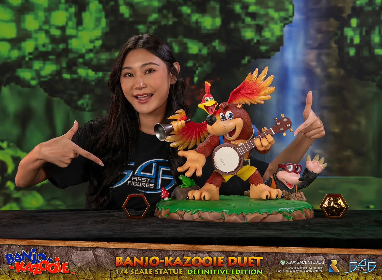 First 4 Figures Banjo-Kazooie Duet statuetă rășină Definitive 1/4