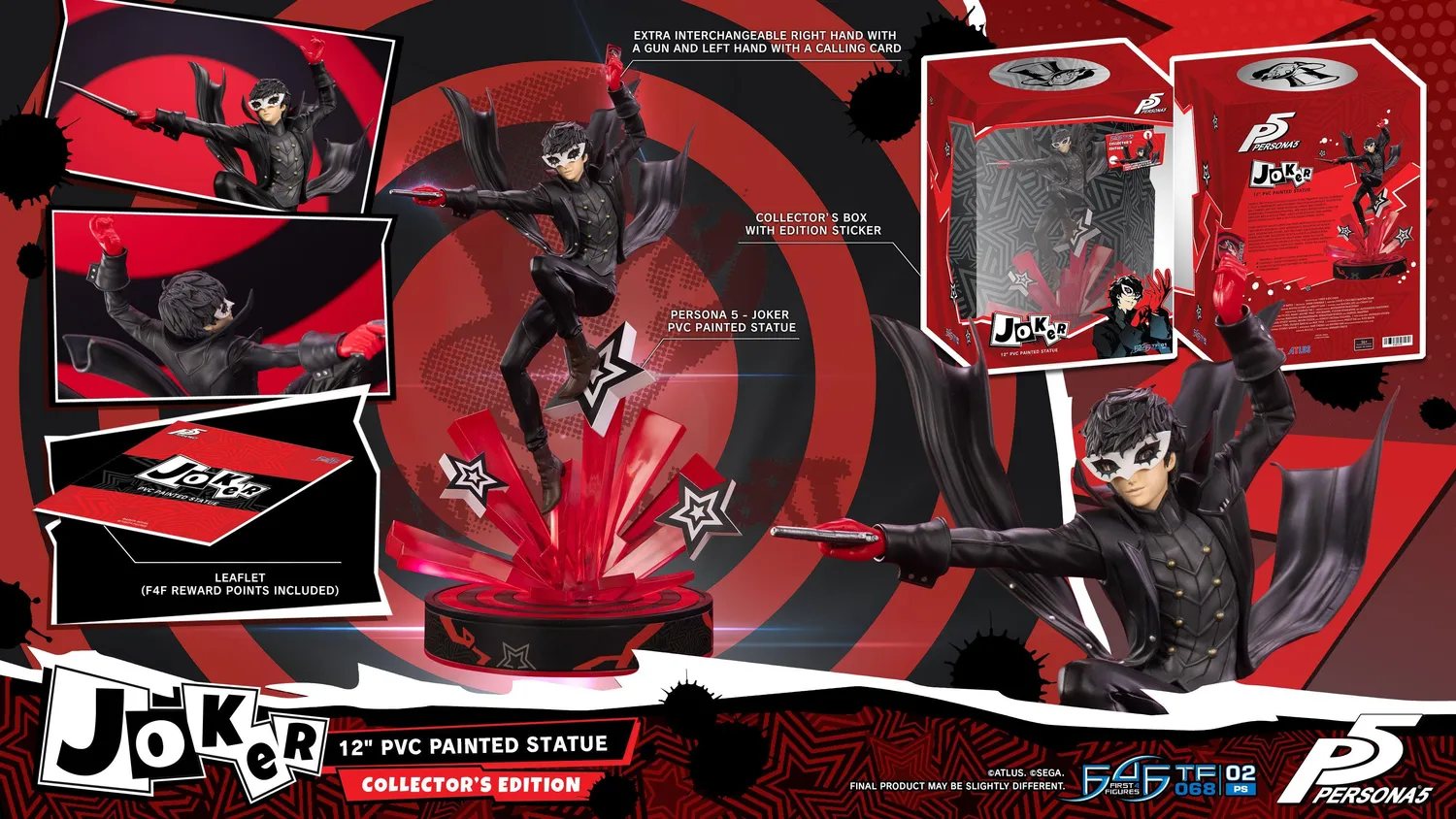 First 4 Figures Persona 5 Joker figurina PVC Collector's