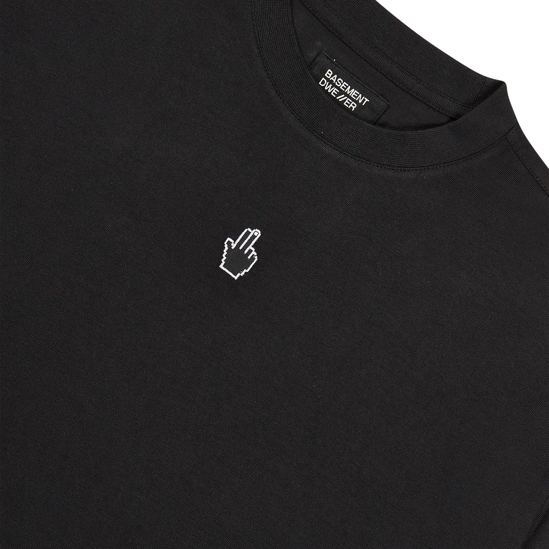 ESL BASEMENT DWE//ER bluza neagra maneca lunga