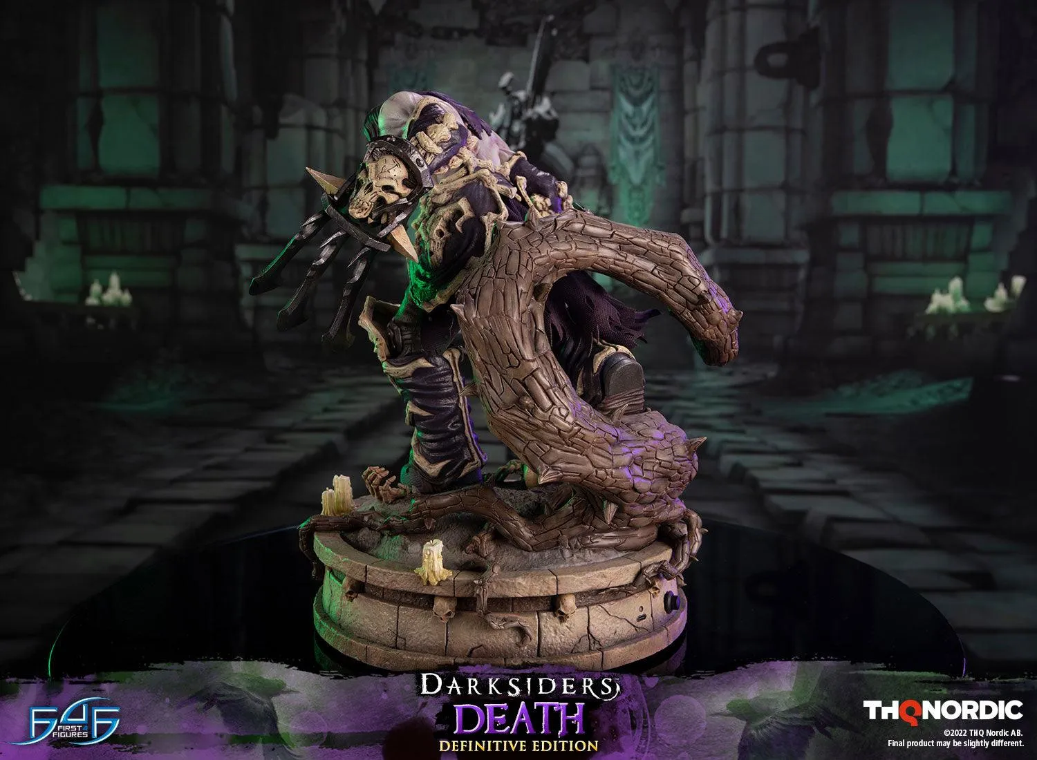 First 4 Figures Darksiders Death statuetă Definitive LED