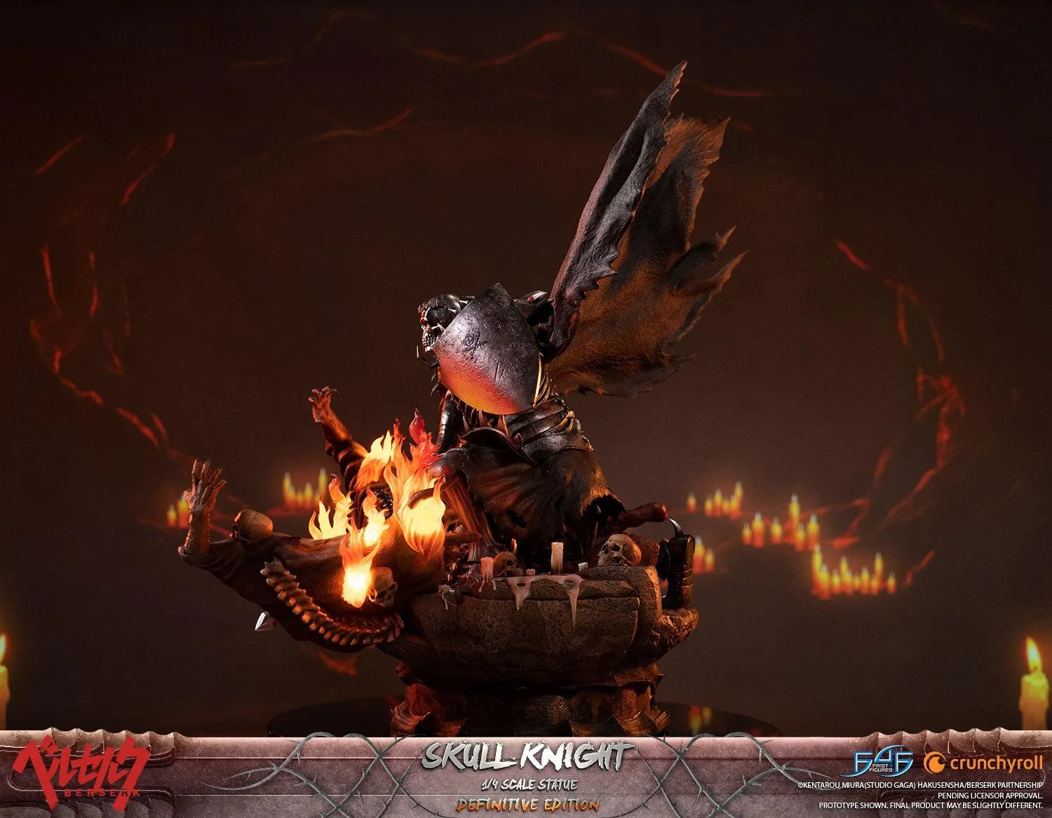 First 4 Figures Berserk Skull Knight Definitive statuetă LED