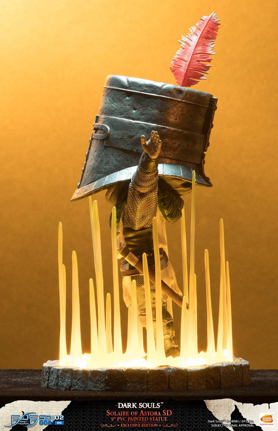 First 4 Figures Dark Souls Solaire SD statuetă Exclusive LED 23 cm