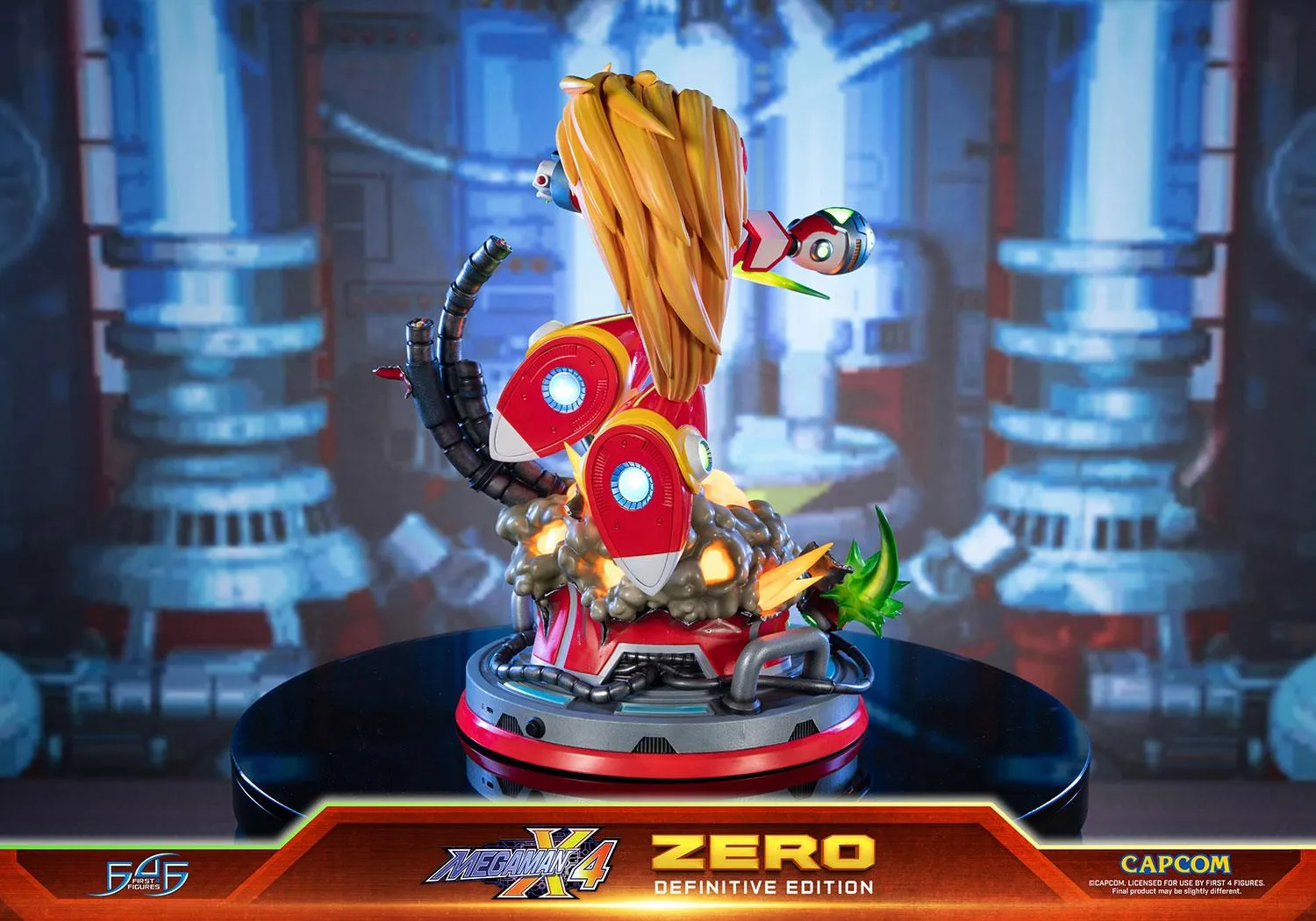First 4 Figures Mega Man X Zero statuetă rășină Definitive