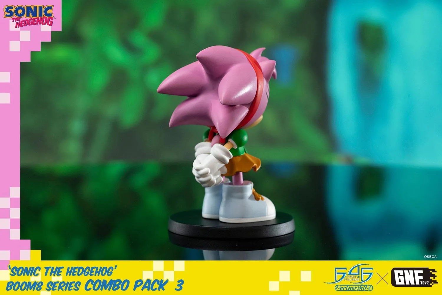 First 4 Figures Sonic Boom8 figurine combo Amy Super Sonic PVC