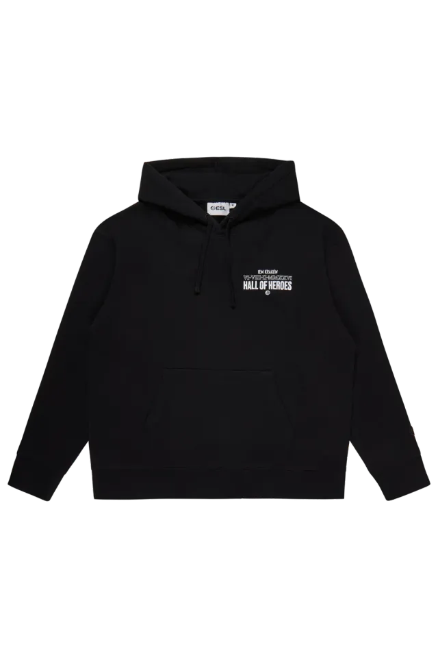 ESL IEM Krakow 2026 Pullover hanorac negru bumbac S-3XL