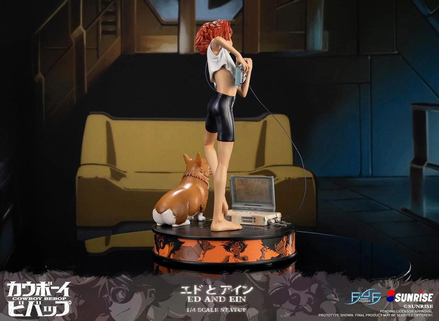 First 4 Figures Cowboy Bebop Ed and Ein statuetă Standard Edition rășină