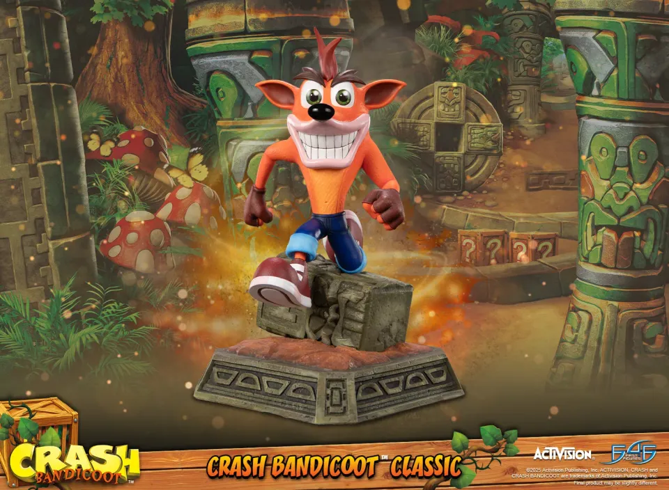 First 4 Figures Crash Bandicoot Classic statuetă rășină