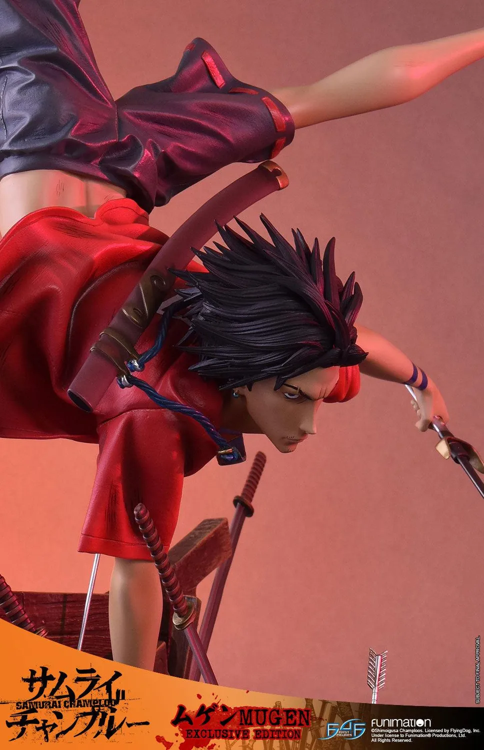 First 4 Figures Samurai Champloo Mugen statuetă Exclusive