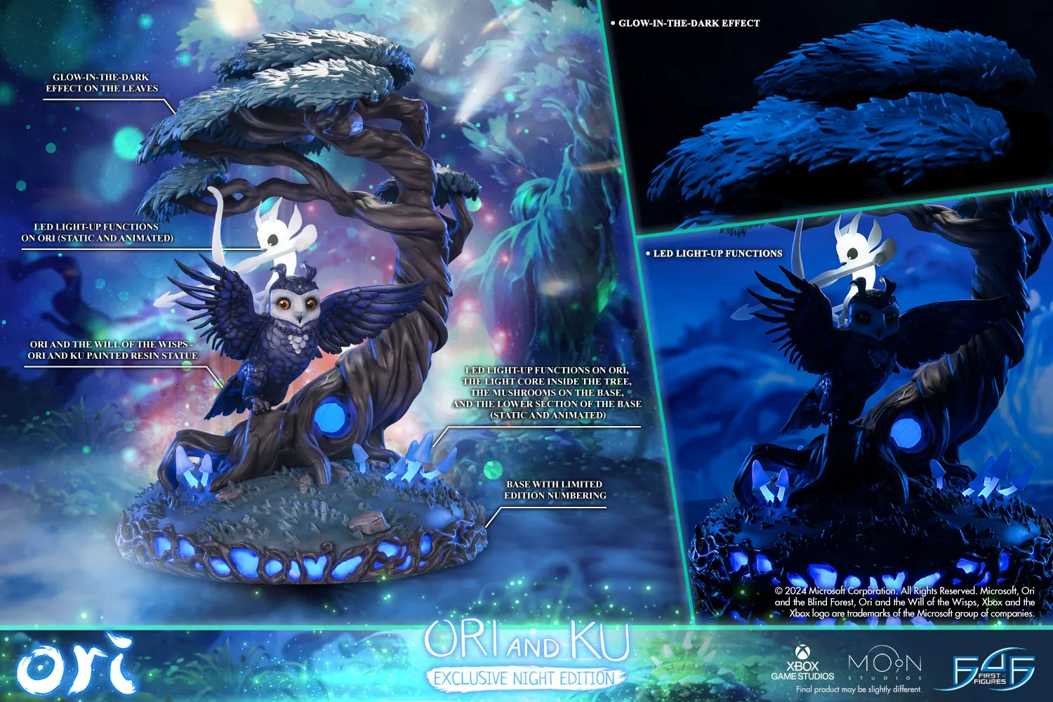 First 4 Figures Ori Ku statueta Exclusive Night LED fosforescent