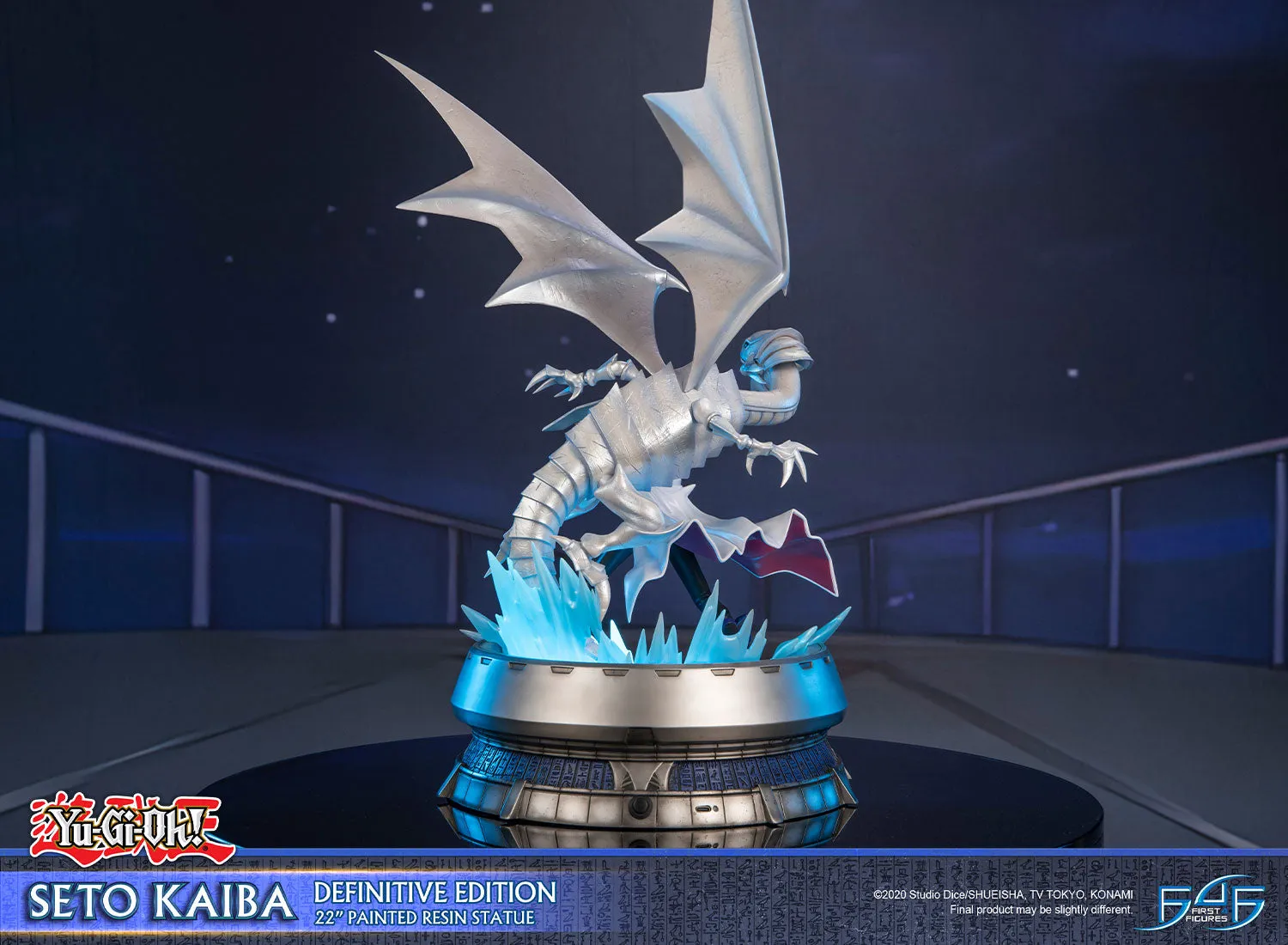 First 4 Figures Yu-Gi-Oh Seto Kaiba statuetă Definitive LED