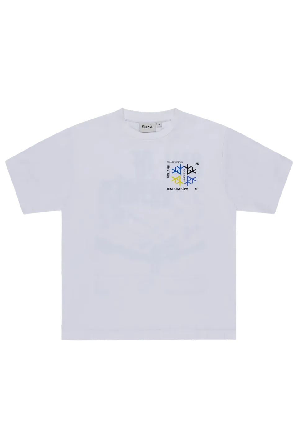ESL Gaming IEM Krakow 2026 Ascent tricou alb bumbac