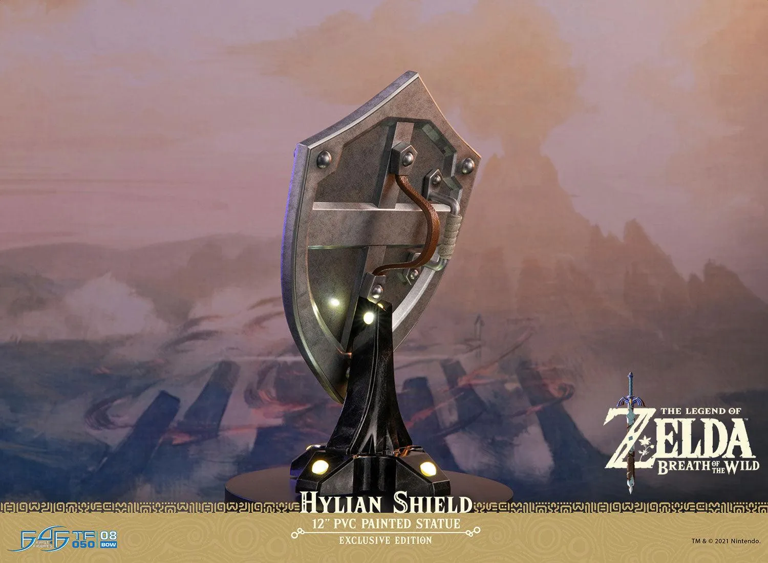 First 4 Figures Zelda Hylian Shield scut Exclusive LED