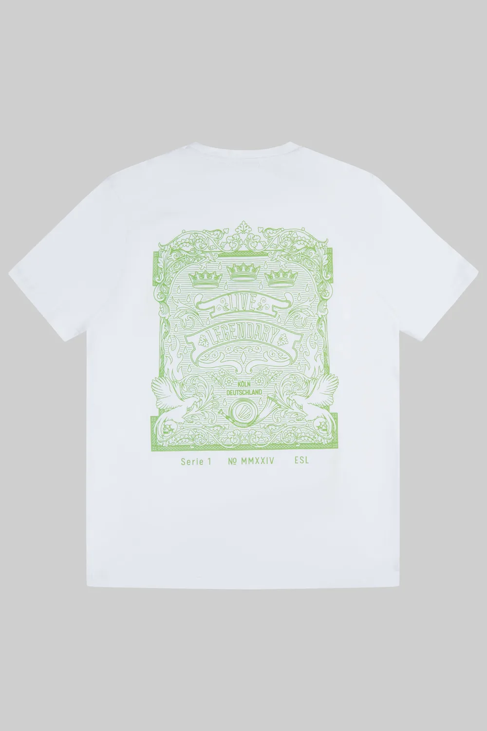 ESL Live Legendary tricou alb bumbac 220 GSM