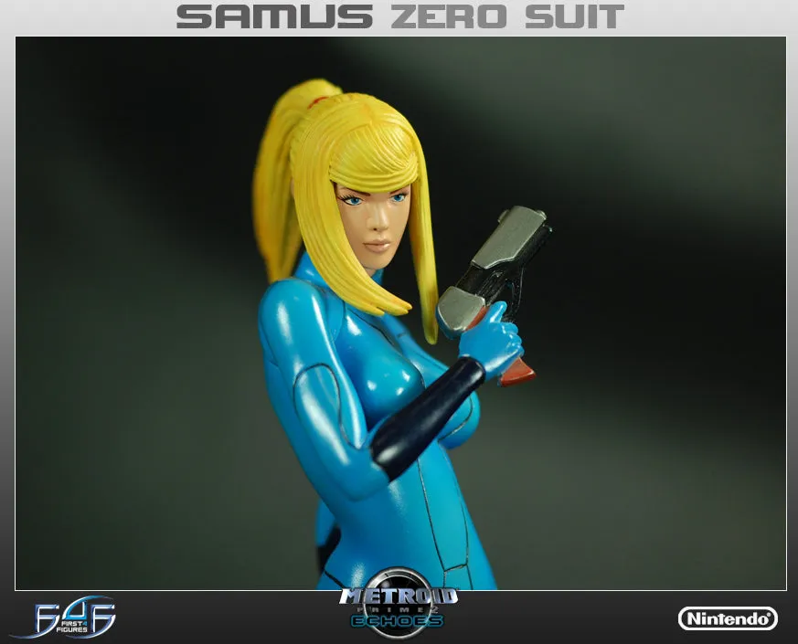 First 4 Figures Metroid Zero Suit Samus statueta Exclusive