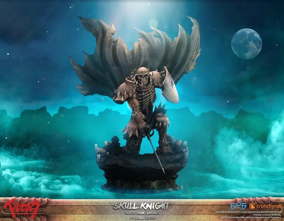 First 4 Figures Berserk Skull Knight White Bone statuetă
