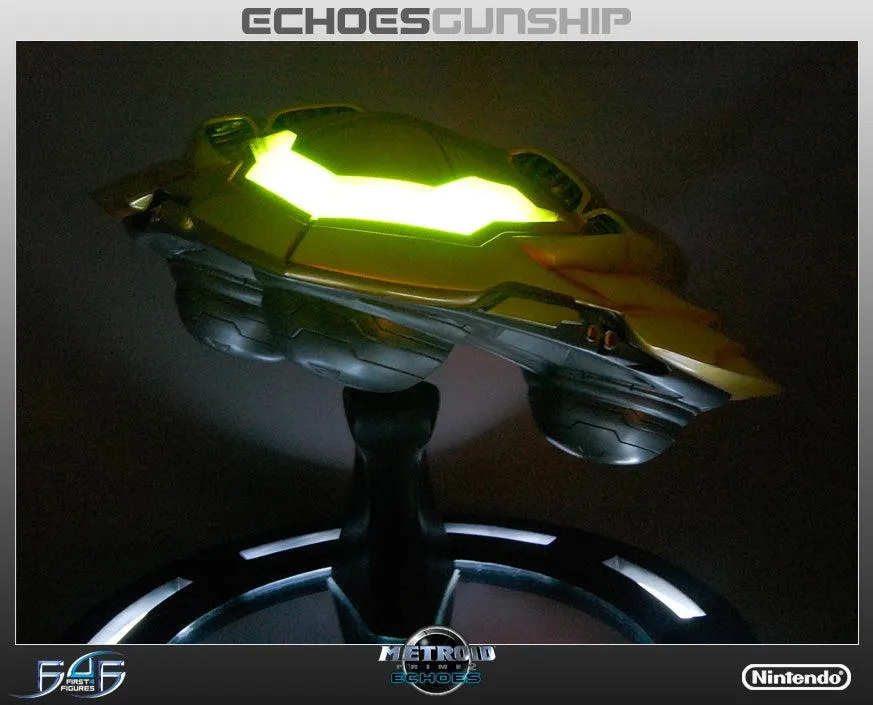 First 4 Figures Metroid Gunship machetă Echoes LED