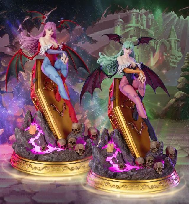 First 4 Figures Darkstalkers Morrigan Aensland statueta Exclusive Combo 1/6