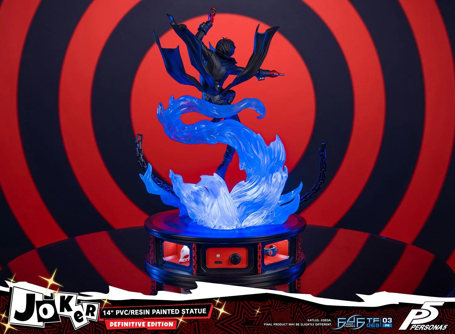 First 4 Figures Persona 5 Joker statuetă PVC Definitive LED