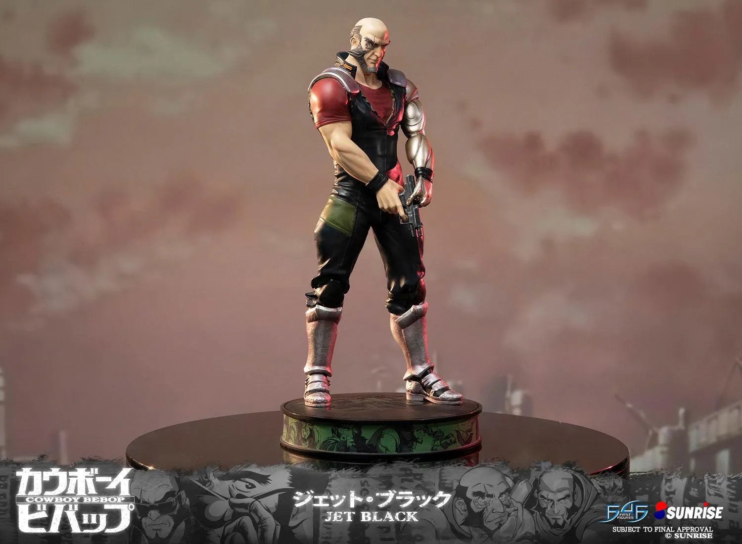 First 4 Figures Cowboy Bebop Jet Black statuetă Standard 600 buc