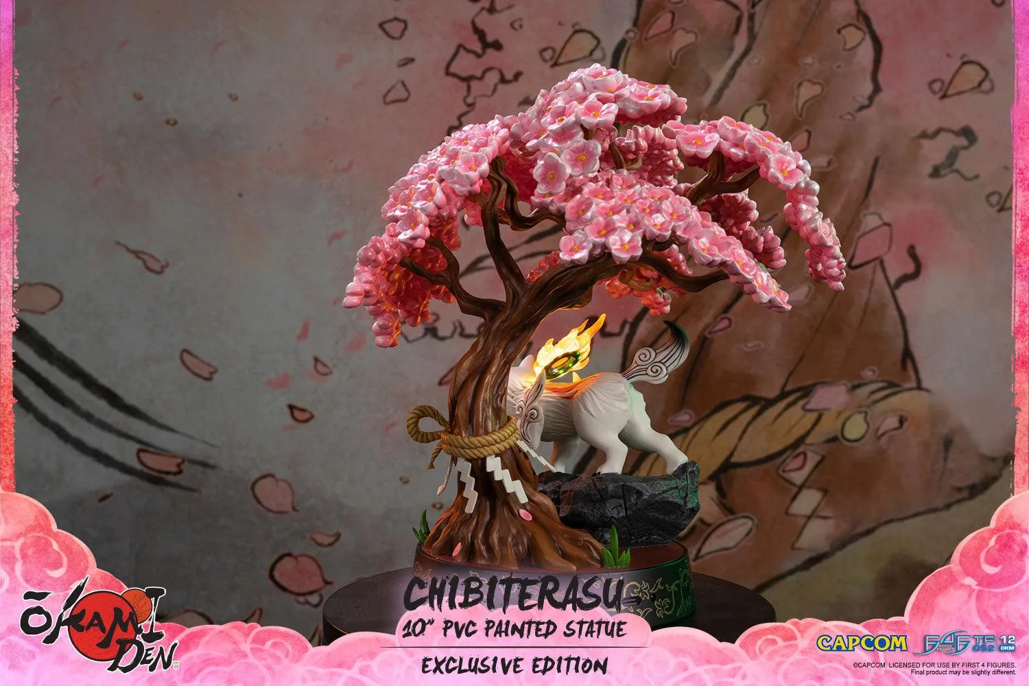 First 4 Figures Okamiden Chibiterasu statueta PVC Exclusive LED
