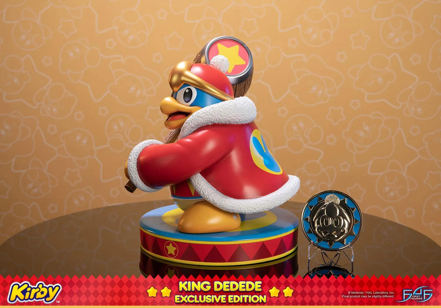 First 4 Figures Kirby King Dedede statueta Exclusive Edition moneda