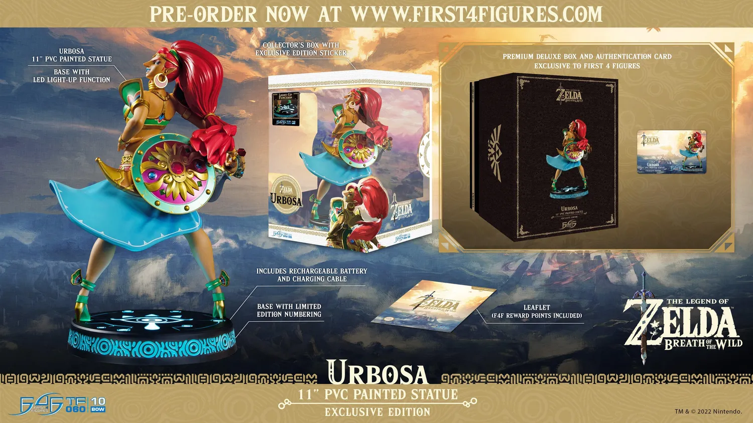 First 4 Figures Urbosa Breath of the Wild statuetă PVC Exclusive