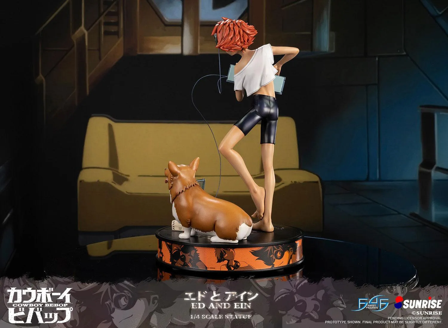 First 4 Figures Cowboy Bebop Ed and Ein statuetă Standard Edition rășină