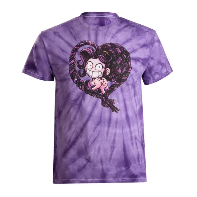 Huggy Wuggy Poppy Playtime Lily tricou tie-dye