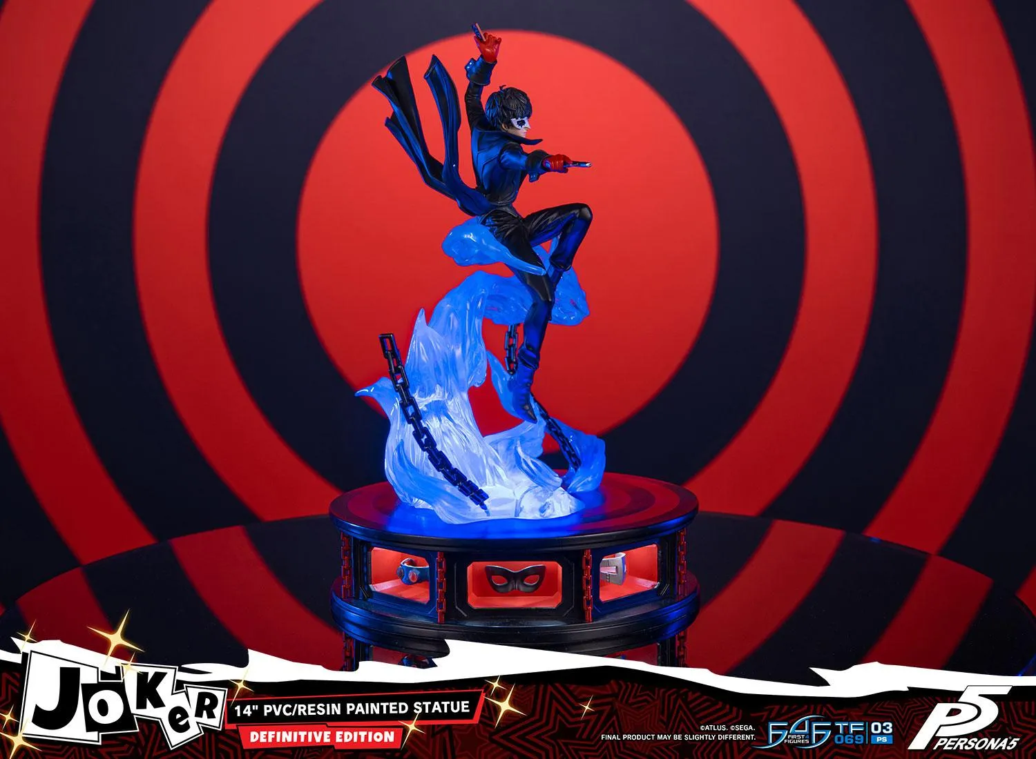 First 4 Figures Persona 5 Joker statuetă PVC Definitive LED