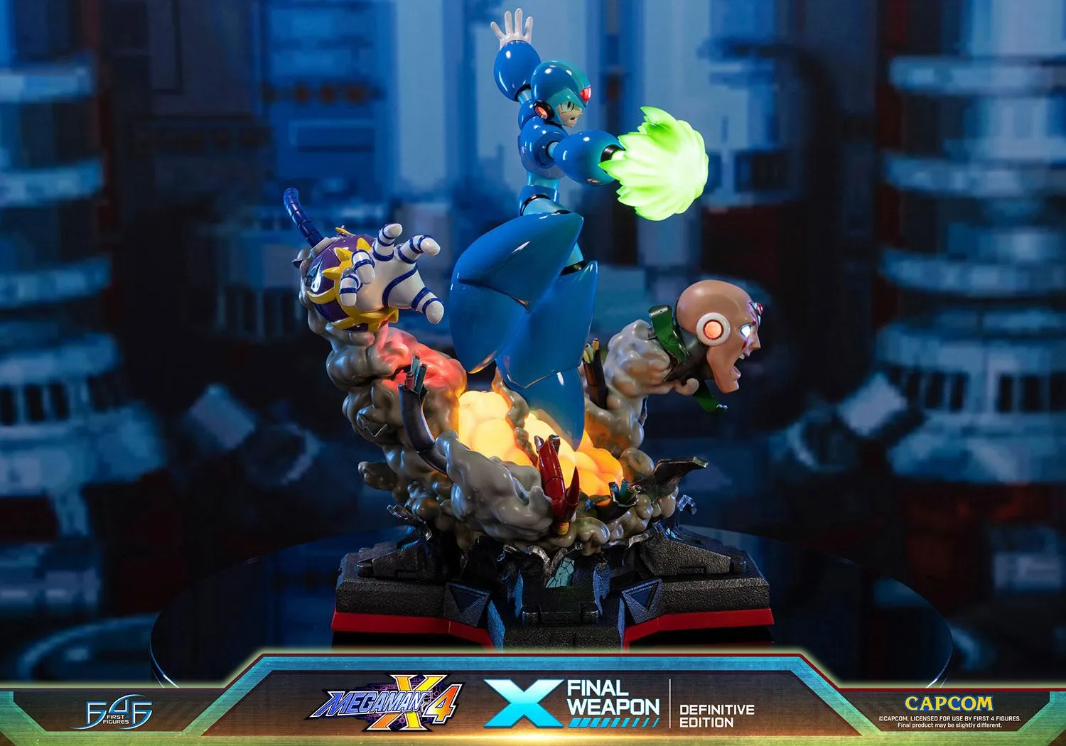 First 4 Figures Mega Man X4 X Final Weapon statuetă Definitive Edition
