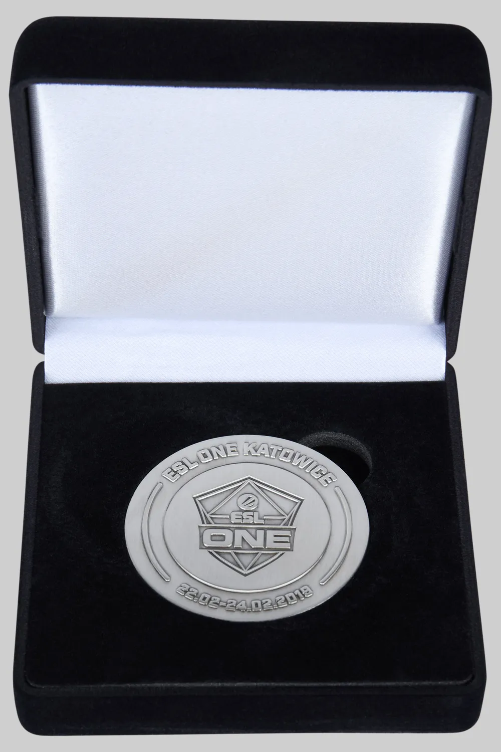 ESL One moneda Katowice 2019 argintie colectie